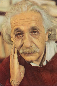 Lot #2007 Albert Einstein Signed Photograph - Image 2
