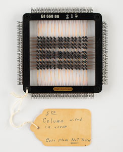 Lot #2105  1950s 4-Wire Core Memory Plane