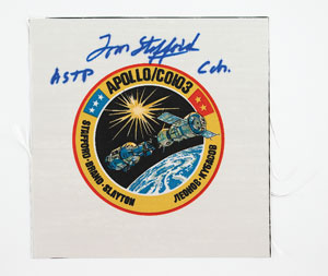 Lot #2398 Tom Stafford Signed Beta Patch - Image 1
