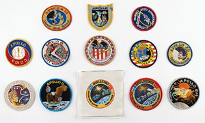 Lot #2343  Apollo Patch (12) Group Lot