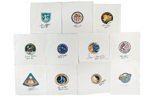 Lot #2204  Apollo Program Group of (11) Beta Cloth Patches