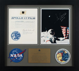 Lot #2261  Apollo 17 Lunar Surface Flown Film