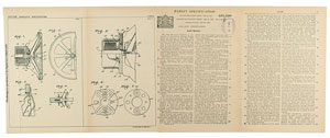 Lot #2075  Magnavox Loud Speaker Patent Lithograph and Specification Document - Image 1