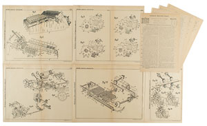 Lot #2076  Mercedes-Euklid Calculating Machine Patent Lithograph and Specification Document - Image 1