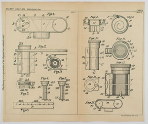 Lot #2074  Kodak Film Roll Patent Lithograph and Specification Document - Image 2