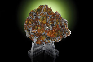 Lot #2444  Northwest Africa (NWA) 10023 Pallasite Meteorite - Image 1