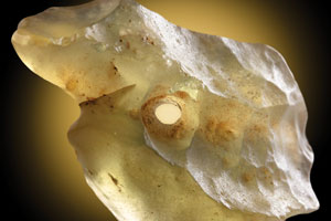 Lot #2458  Libyan Desert Glass (With Hole) - Image 5