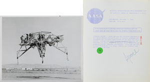 Lot #2207  Apollo Pre-Moonlanding Original Vintage NASA and Press Photograph Archive - Image 3
