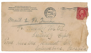 Lot #2032 George Washington Carver Autograph Letter Signed - Image 3