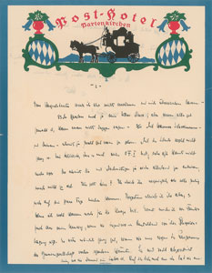 Lot #2049 Otto Hahn Autograph Letter Signed - Image 3