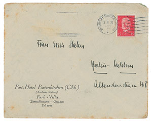 Lot #2049 Otto Hahn Autograph Letter Signed - Image 5