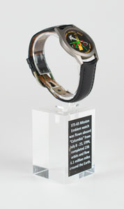 Lot #2304  STS-65 Flown Custom-Made Watch - Image 2
