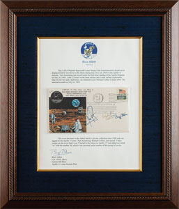 Lot #2223 Buzz Aldrin's Apollo 11 Flown Crew-Signed Type 1 Cover - Image 2