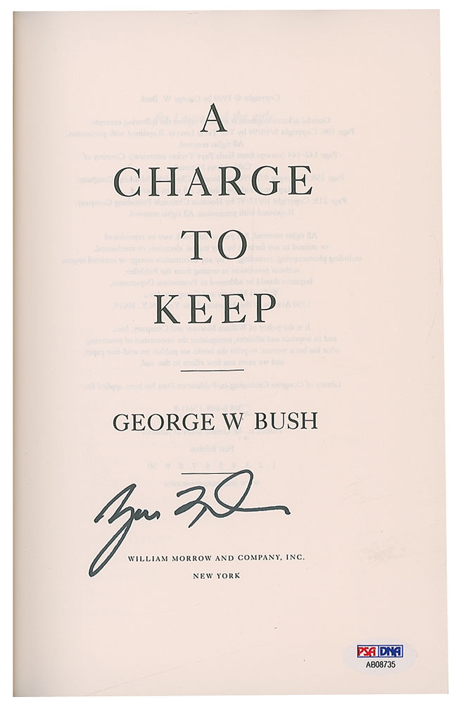 Lot #65 George W. Bush