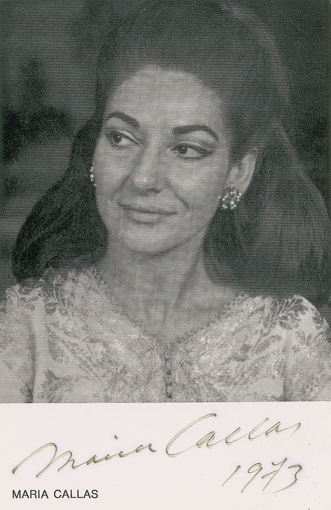 Lot #763 Maria Callas