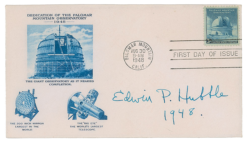 Lot #173 Edwin Hubble