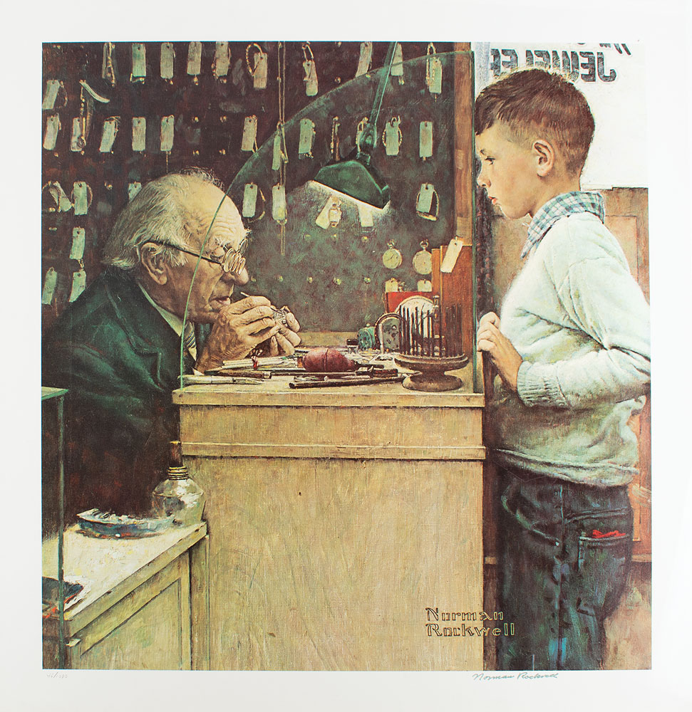 Lot #570 Norman Rockwell