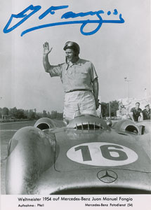 Lot #1019 Juan Manuel Fangio