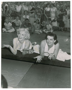 Lot #1197 Marilyn Monroe and Jane Russell