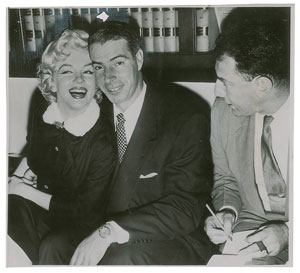 Lot #1198 Marilyn Monroe and Joe DiMaggio - Image 1
