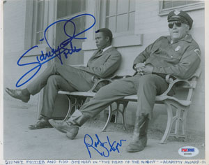 Lot #1219 Sidney Poitier and Rod Steiger