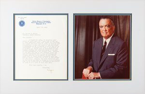 Lot #288 J. Edgar Hoover and Melvin Purvis - Image 2