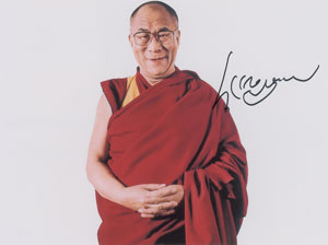 Lot #252  Dalai Lama