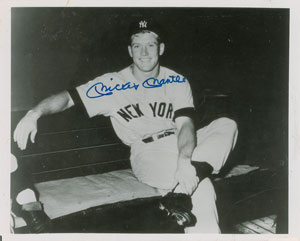 Lot #1340 Mickey Mantle