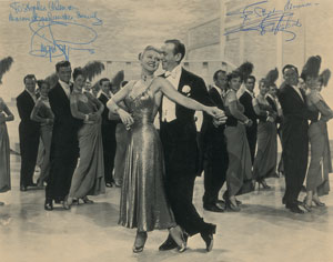 Lot #1111 Fred Astaire and Ginger Rogers