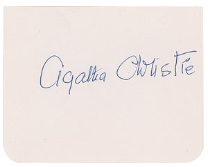 Lot #702 Agatha Christie