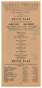 Lot #940 Edith Piaf