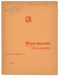 Lot #869 Jascha Heifetz
