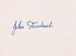 Lot #740 John Steinbeck - Image 1