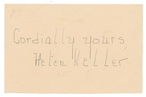 Lot #296 Helen Keller