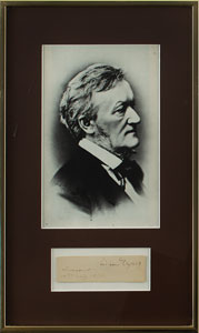 Lot #803 Richard Wagner - Image 1
