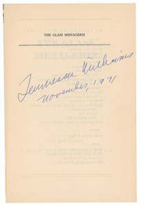Lot #747 Tennessee Williams - Image 2
