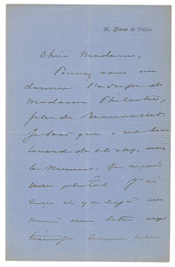 Lot #709 Alexandre Dumas, fils - Image 1
