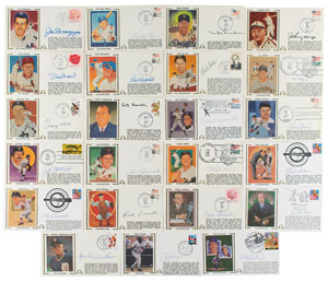 Lot #1308  Baseball Hall of Famers