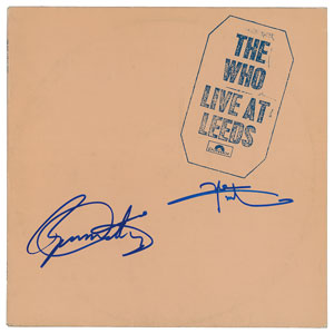 Lot #1017 The Who: Daltrey and Townshend