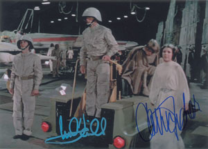 Lot #1248  Star Wars: Fisher and Hamill