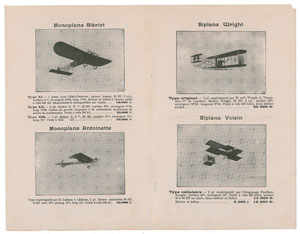 Lot #482  Early Airplane Flyer - Image 2