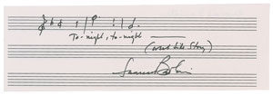 Lot #851 Leonard Bernstein