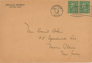 Lot #472 Orville Wright - Image 2