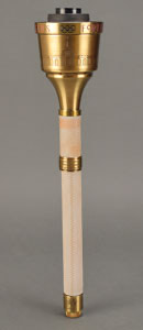 Lot #4216  Los Angeles 1984 Summer Olympics Torch with Carrying Bag - Image 1