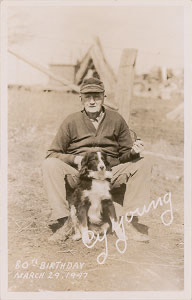 Lot #4126 Cy Young Signed Photograph - Image 1