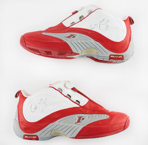 Lot #4172 Allen Iverson Game-Worn Answer IV Sneakers - Image 1