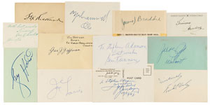 Lot #4185  Heavyweight Boxing Group of (12) Signatures - Image 1