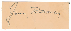 Lot #4024 Jim Bottomley Signature - Image 1