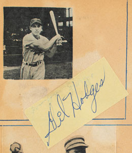 Lot #4021  Baseball Signatures Scrapbook - Image 4