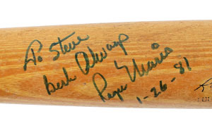 Lot #4071 Roger Maris Signed Baseball Bat